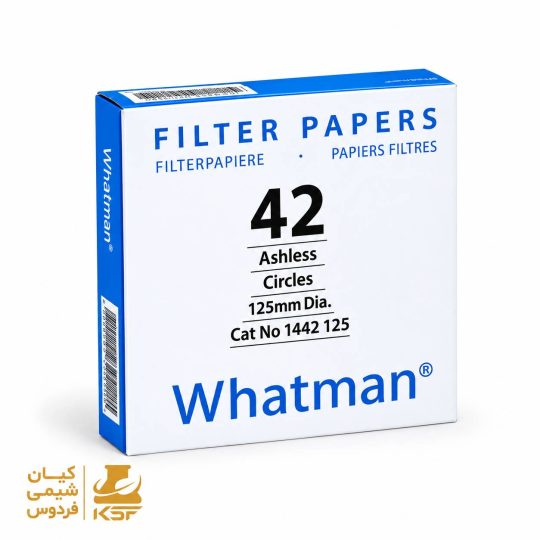 کاغذ صافی Whatman نمره 42، قطر 9 سانتی‌متر