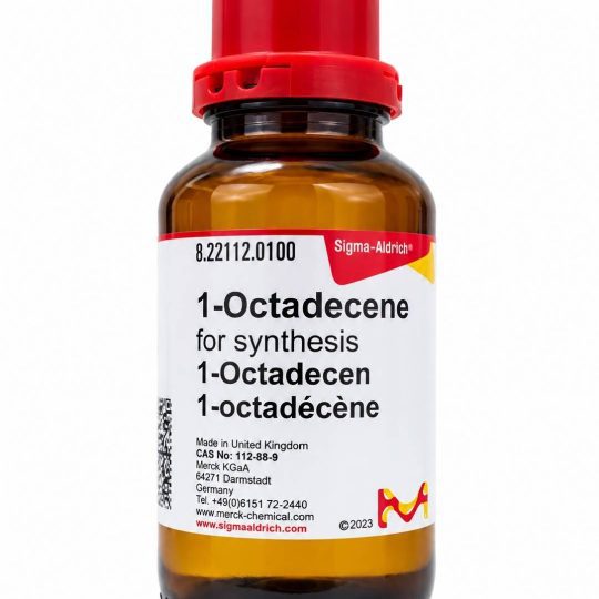 بطری 100 میلیلیتری 1-Octadecene برای سنتز برند Sigma-Aldrich