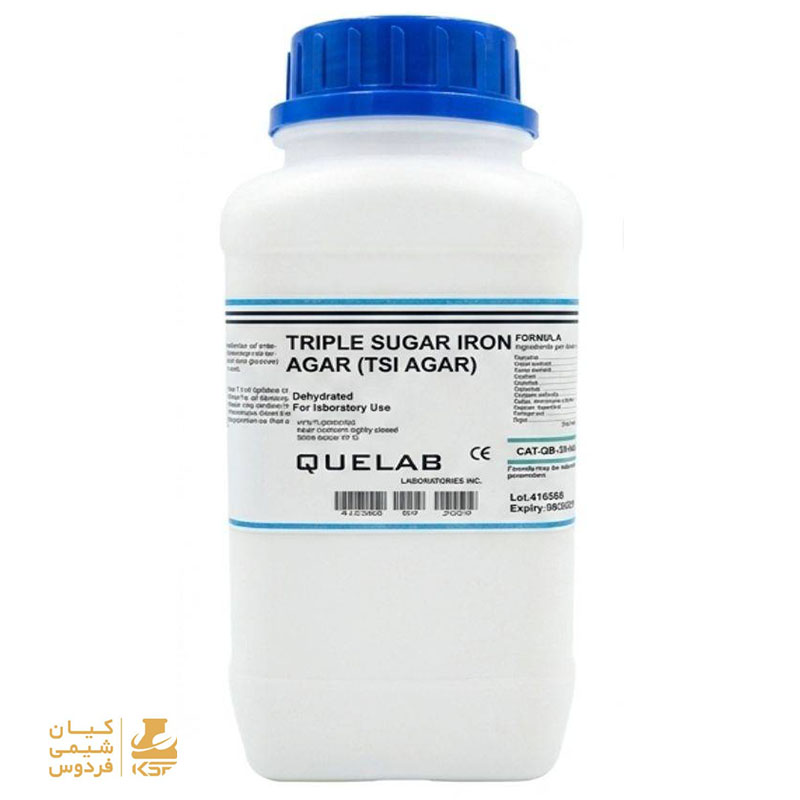 خرید محیط کشت TSI Agar (Triple Sugar Iron Agar) برند Quelab